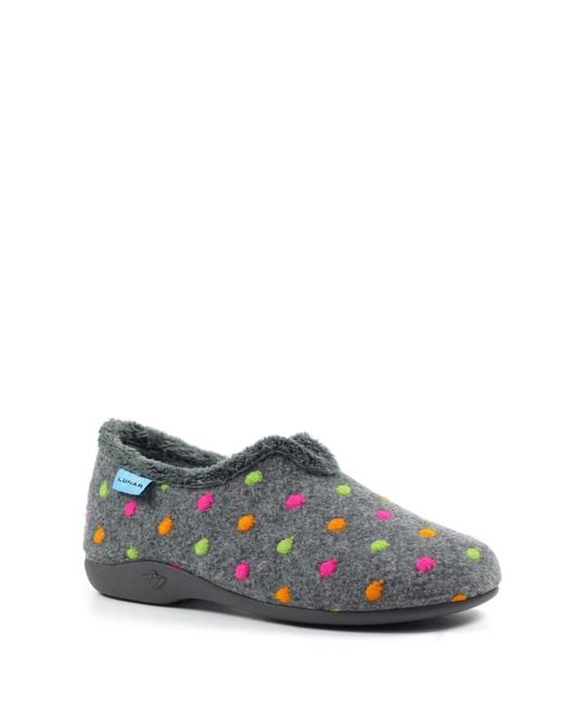 Lunar Gray Full Slippers