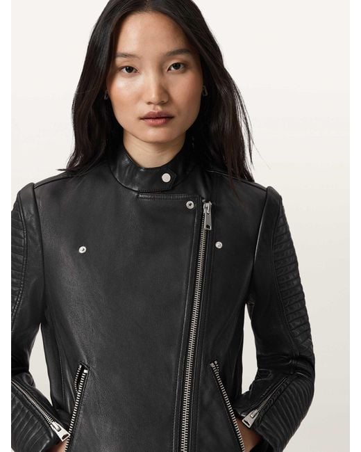 AllSaints Black Allsaints Raul Biker Jacket