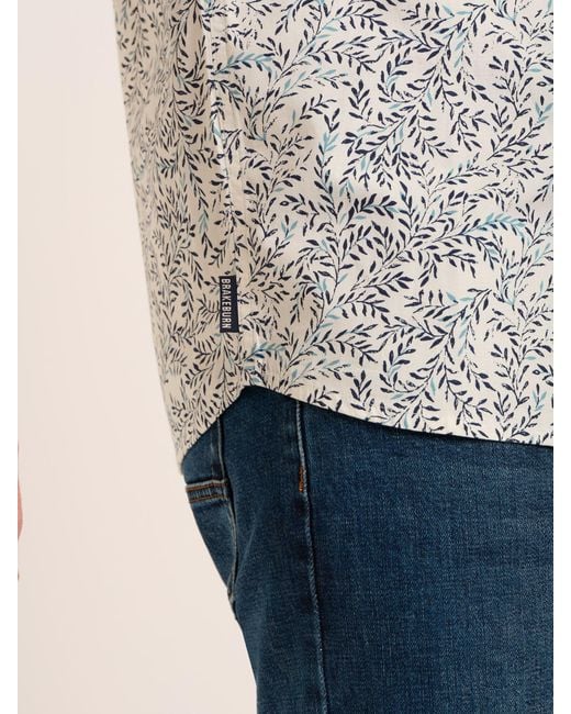Brakeburn Natural Mappleton Shirt for men
