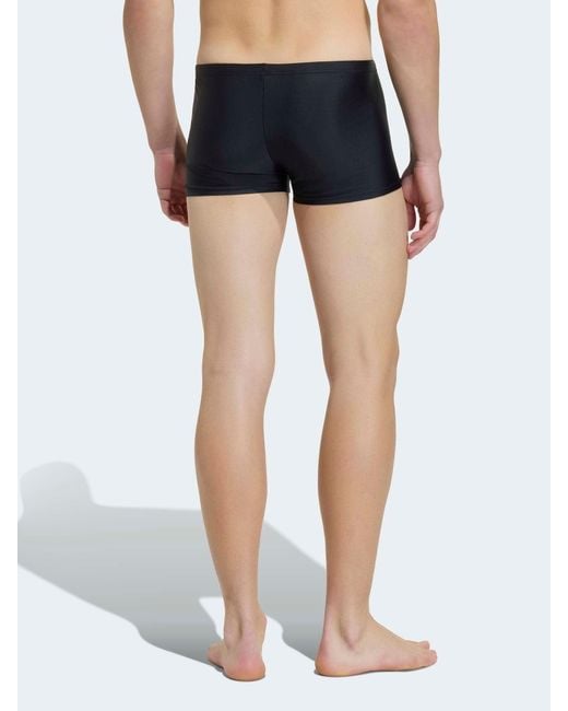 Adidas Black Solid Swim Boxers for men