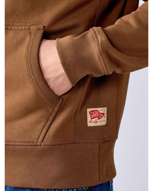 Next Brown Tan Soft Loopback Overhead Hoodie for men
