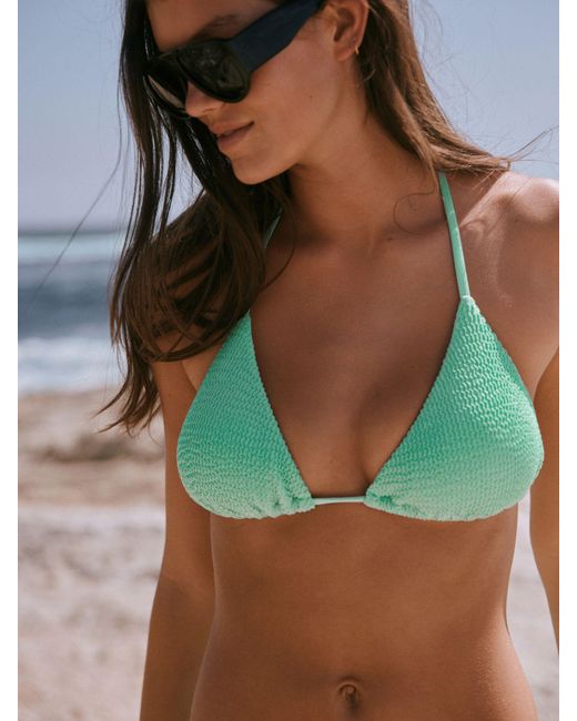 Self Multicolor Triangle Bikini