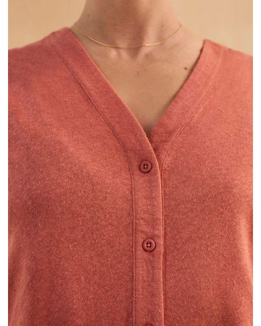 Celtic & Co. Pink Button Through Top