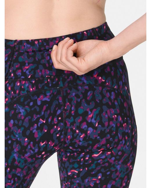 Sweaty Betty Blue Power 9 Biker Shorts