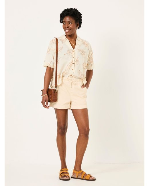 FatFace Natural Fatface Ashby Drawstring Shorts
