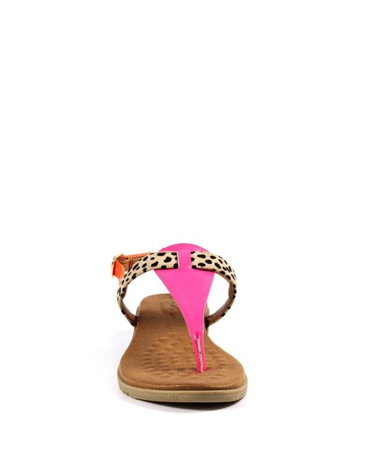 Lunar Multicolor Toe Post Sandals