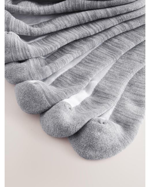 Next White Cushioned Trainers Socks 10 Pack for men