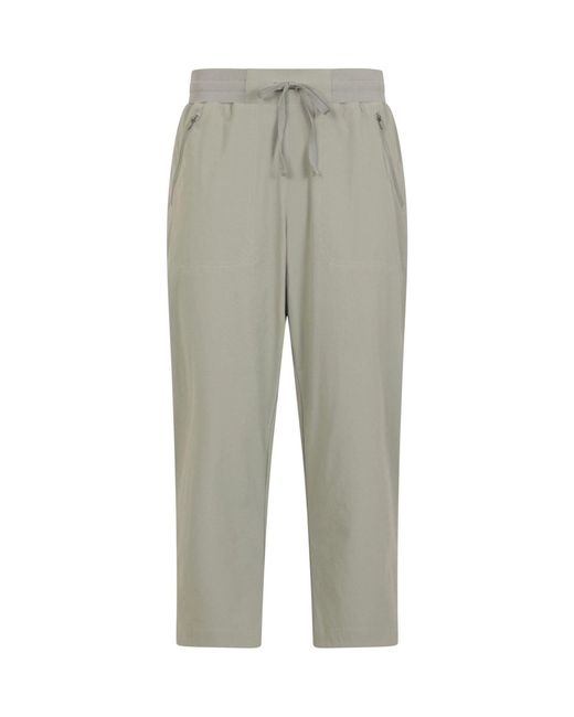 Mountain Warehouse Gray Explorer Quick Drying Capri