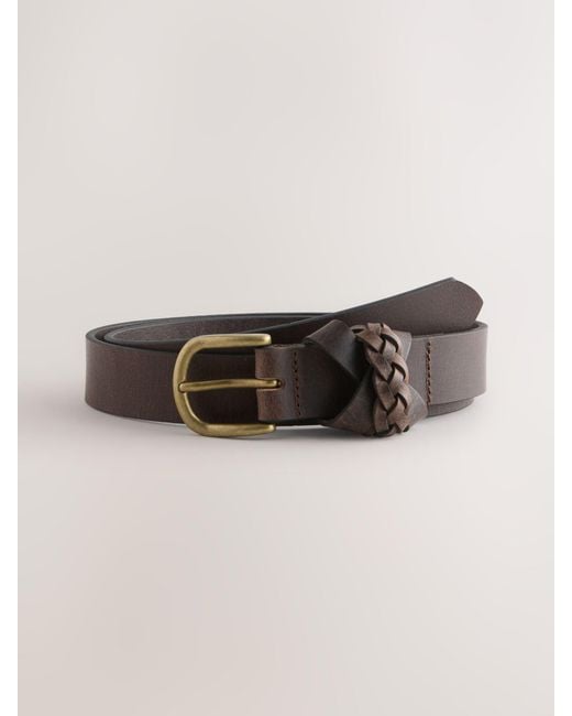 Next Natural Regular Casual Leather Belt