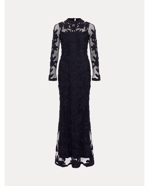 Phase Eight Women's Blue Petite Geneve Tapework Maxi Dress