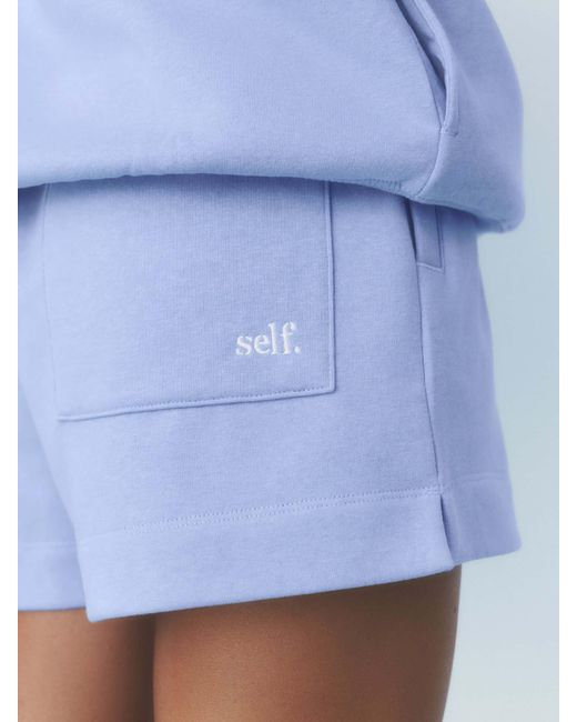 Self Blue Shorts