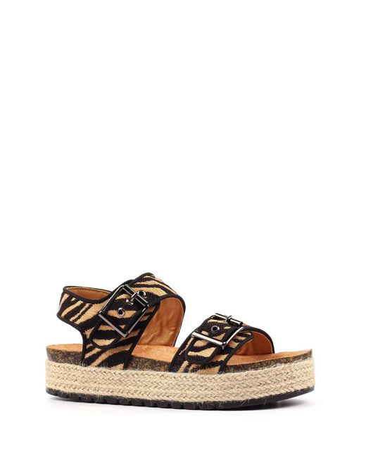 Lunar Black Encode Sandals