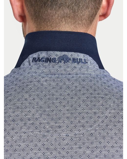 Raging Bull Blue Dobby Jersey Polo Shirt for men