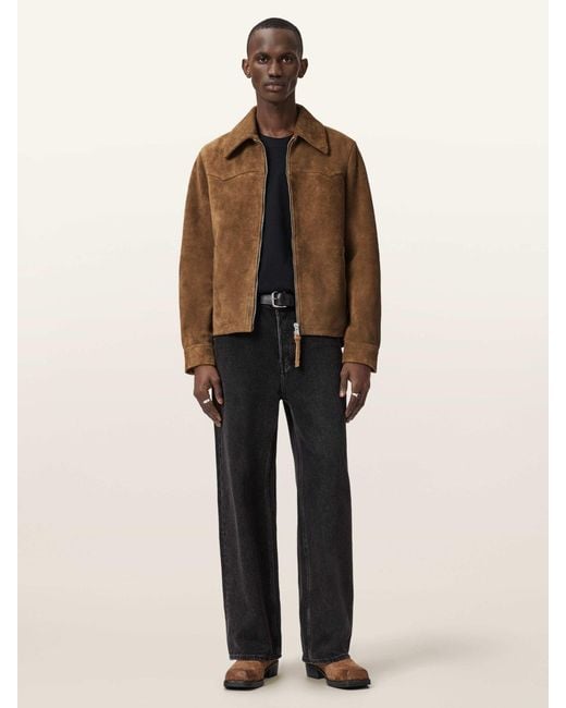 AllSaints Brown Allsaints Dellcot Jacket for men