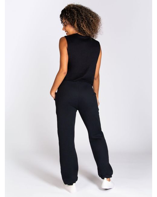 Pineapple Black Essential Cuff Joggers