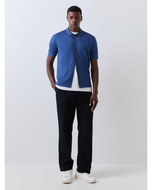 Paul Smith Blue Button Through Shirt for men