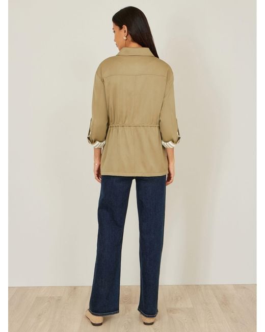 Yumi' Natural Utility Drawstring Jacket