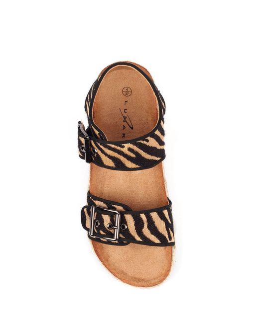Lunar Black Encode Sandals