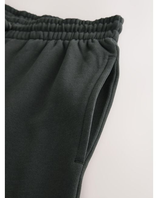 Next Gray Open Hem Regular Fit Brushback Joggers for men