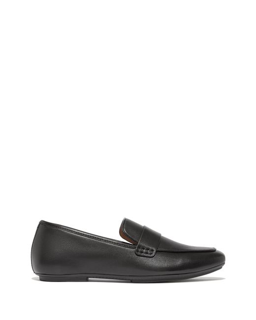 Fitflop Black Delicato Soft Leather Loafers