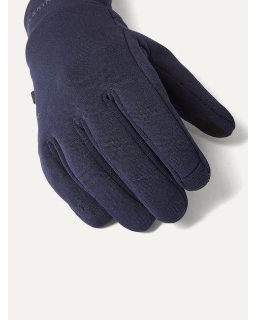 SealSkinz Blue Acle Waterproof Soft Shell Gloves for men
