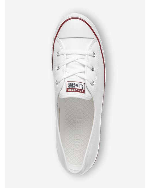 Converse White Ballet Lace Trainers