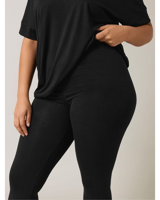 Evans Black 2 Pack Stretch Leggings