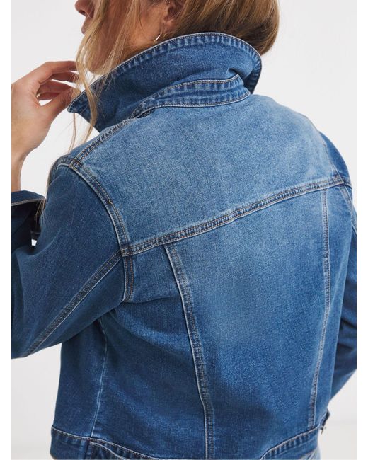JD Williams Blue Ultimate Stretch Denim Jacket