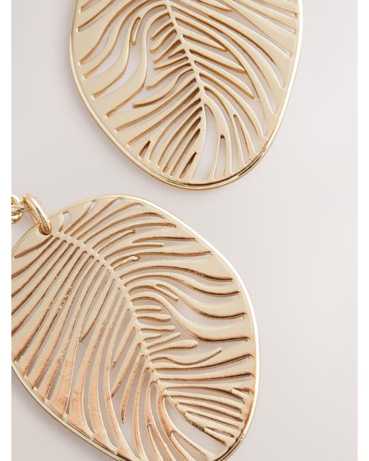 Next Natural Filigree Drop Earrings