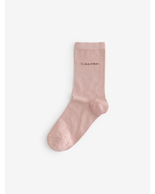 Calvin Klein Pink Socks 2 Pack