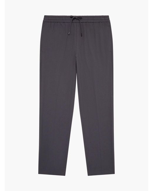 French Connection Blue Elasticated Stretch Slim Fit Trousers for men