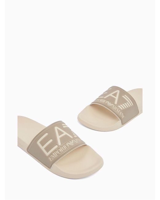 EA7 White Logo Slides
