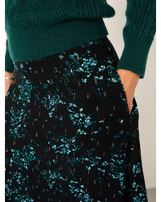 FatFace Green Fatface Skye Midi Skirt
