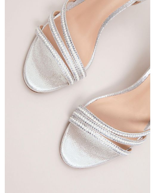 Phase Eight Natural Phase Eight Sparkle Sandals