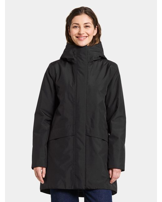 Didriksons Black Cajsa Waterproof Coat