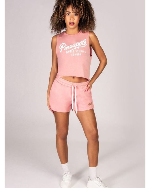 Pineapple Pink Retro Shorts