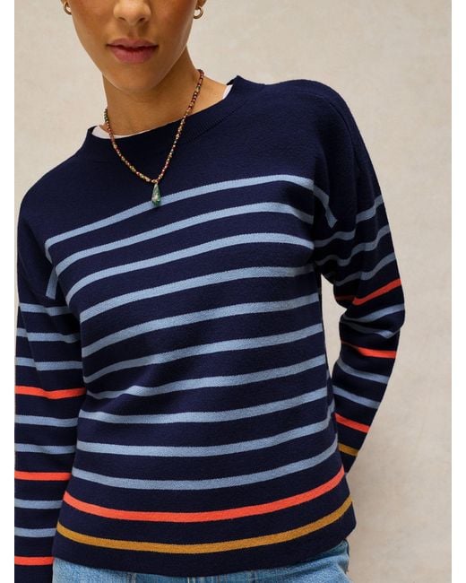 White Stuff Blue Carla Jumper