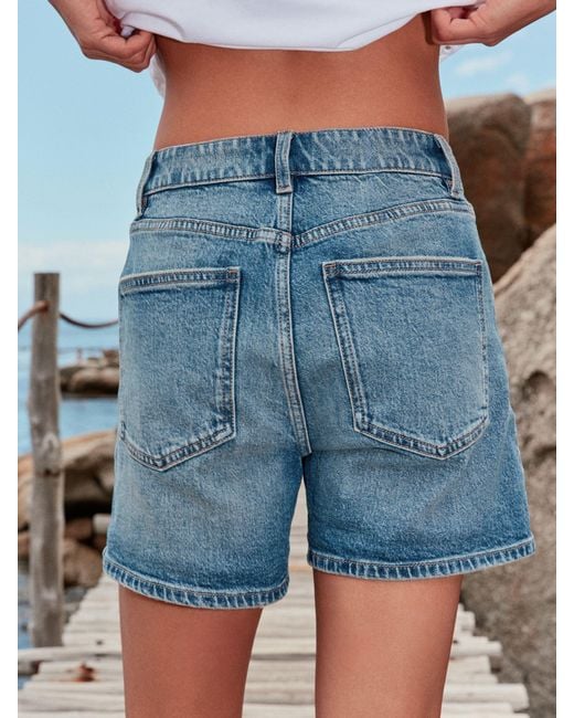 Next Blue Denim Shorts
