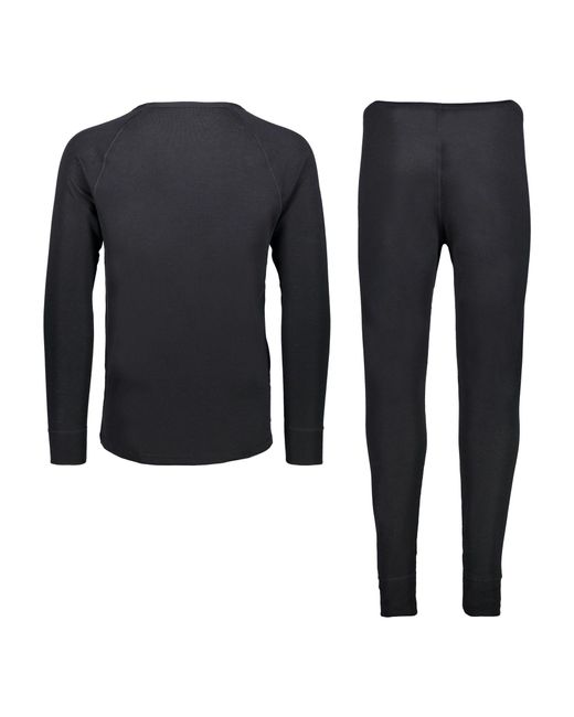 CMP Black Ski Base Layer Set Nero for men