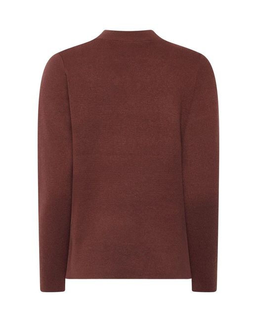 M Com Brown Premium V-Neck Jumper