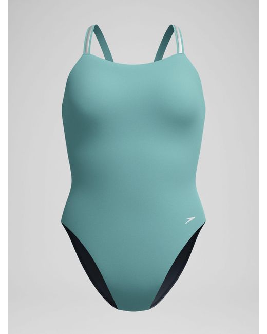 Speedo Blue Active Back Swimsuit
