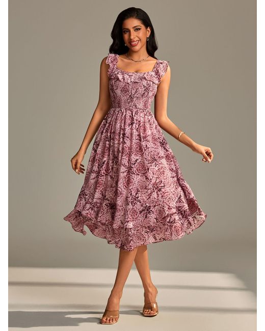 jolie bridesmaid dresses Ma Jolie Strapless Midi Dress Blue