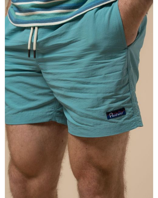 Penfield Green Packable Shorts for men
