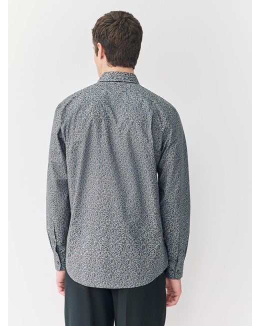 Next Gray Signature Long Sleeve 100% Cotton Shirt for men