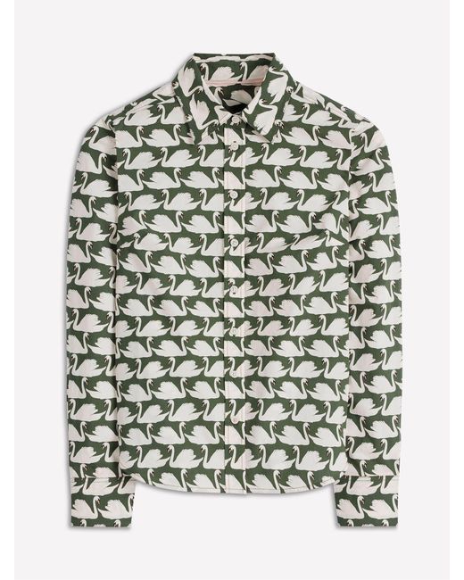 Boden Green Sienna Cotton Shirt