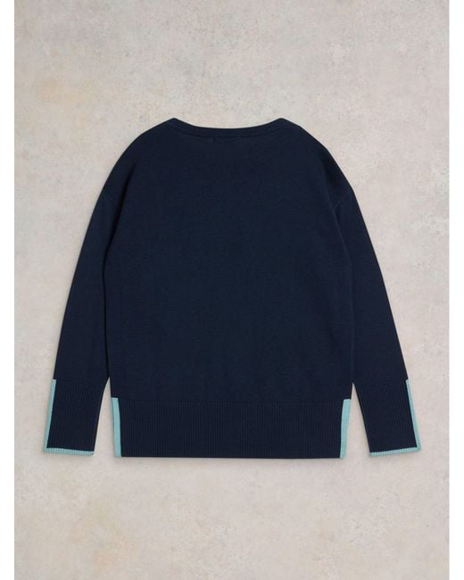 White Stuff Blue Stuff Jumper