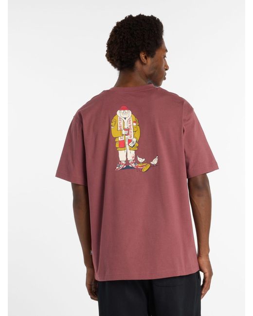 New Balance Red Spectator Back Print T-Shirt for men