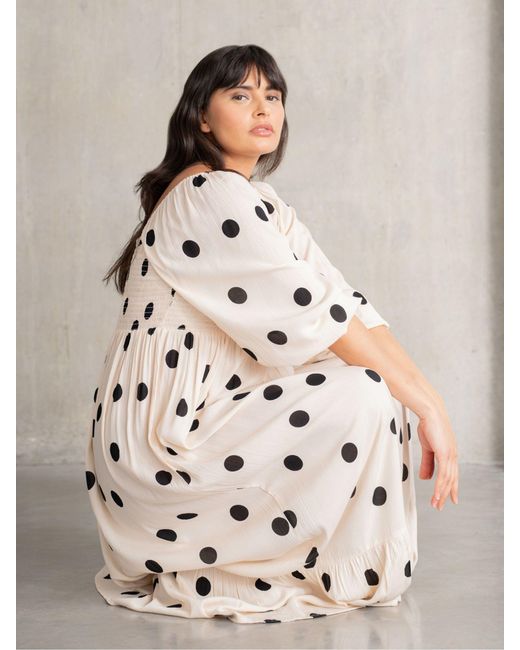 Seraphine White Maternity Maxi Dress