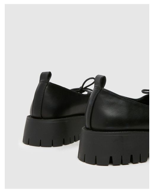 Schuh Black Liya Bow Tie Mary Jane Shoes