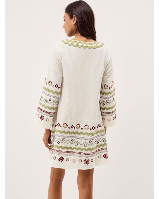 monsoon long sleeve dress Azalea Floral Embroidered Long Sleeve Dress Pink | Girls' Dresses
